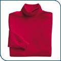 Red Polaris Ellipse Turtleneck
