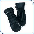 Black Classic Sizzler Leather Mitten