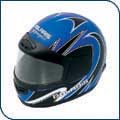 Youth Blue/Black Helmet