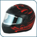 2007 Red Base Hybrid™ Helmet